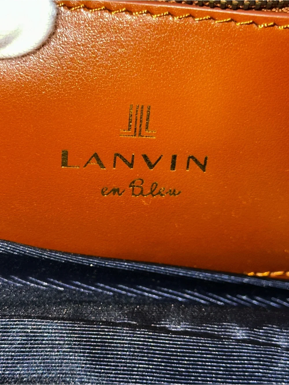 Lanvin En Bleu LL Logo Crossbody NWT